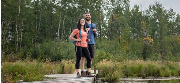 Hiking in Elk Island National Park