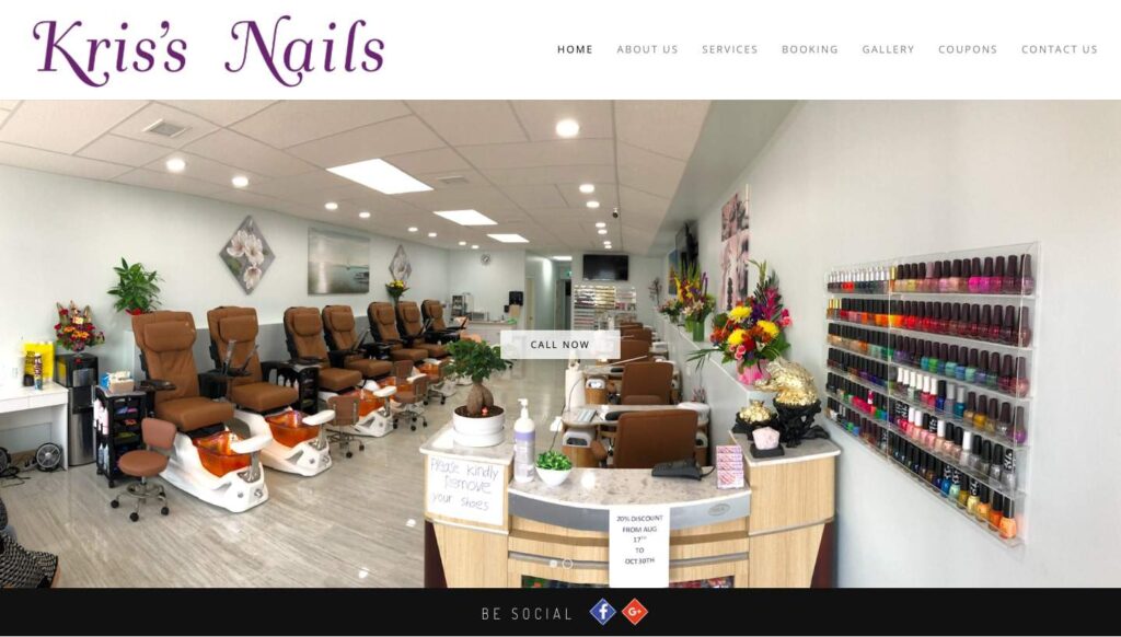 Kris’s Nails homepage