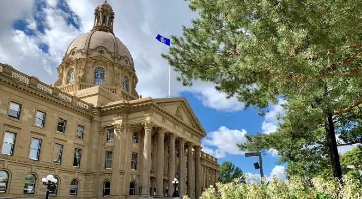 Take a stroll at the Alberta Legislature Building