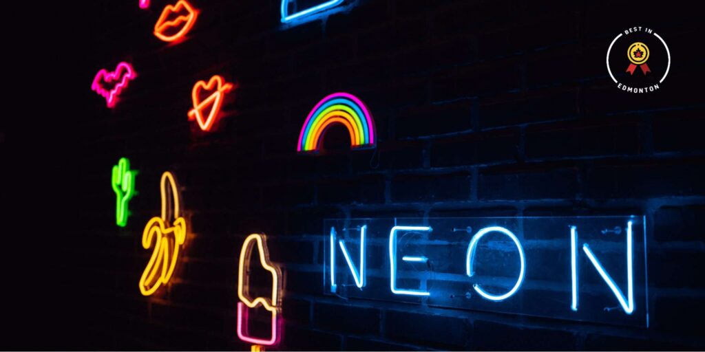 Travel Guide Neon Sign Museum