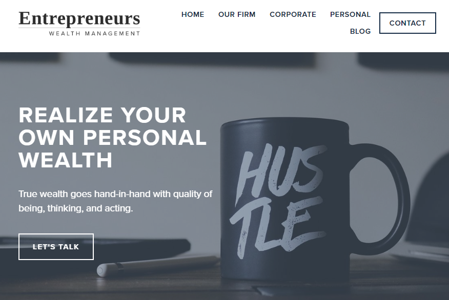 Entrepreneur Wealth Management Banner