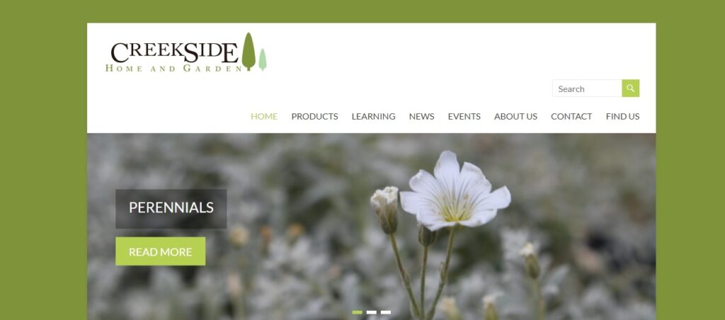 Creekside Home and Garden' Homepage
