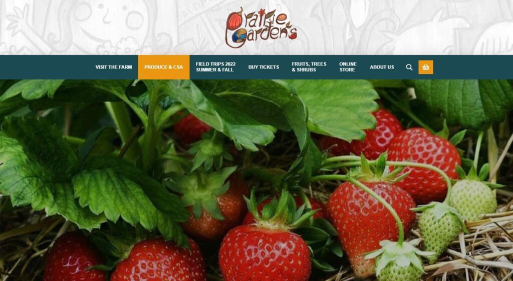 Prairie Gardens & Adventure Farm' Homepage