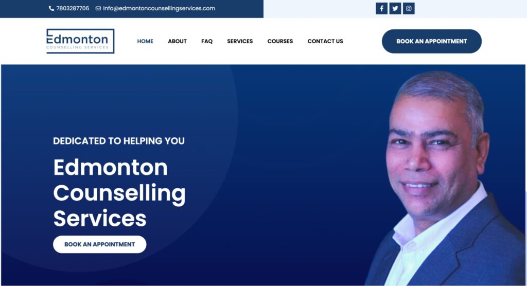 Edmonton Counselling Services Homepage