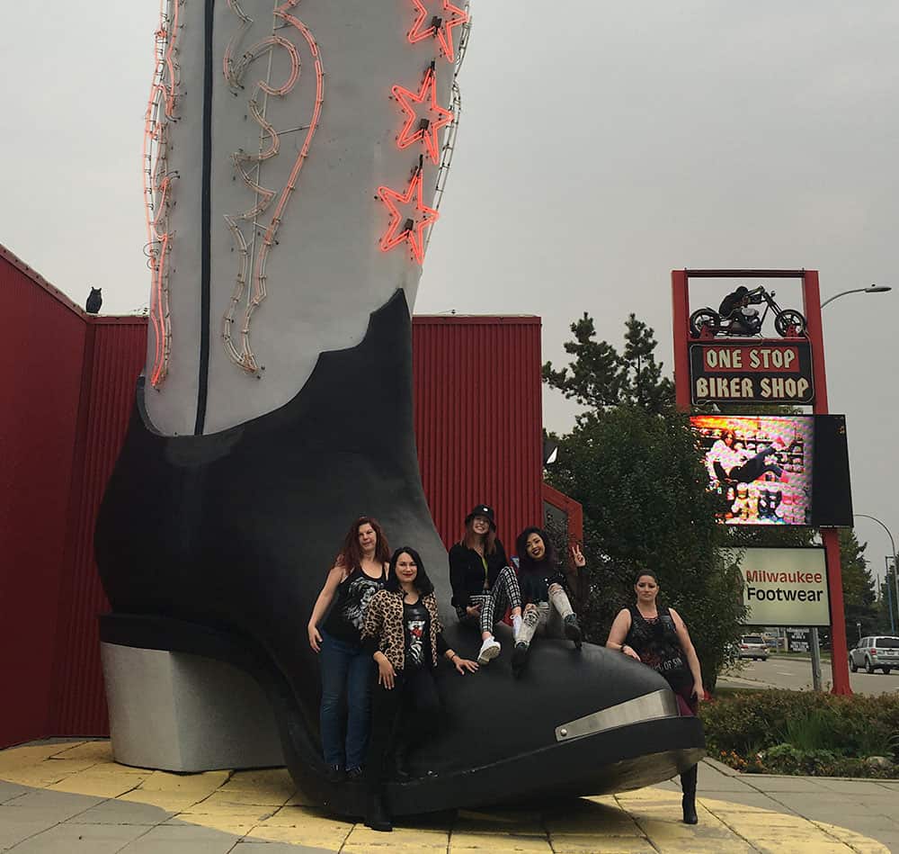Edmonton is home to a giant cowboy boot