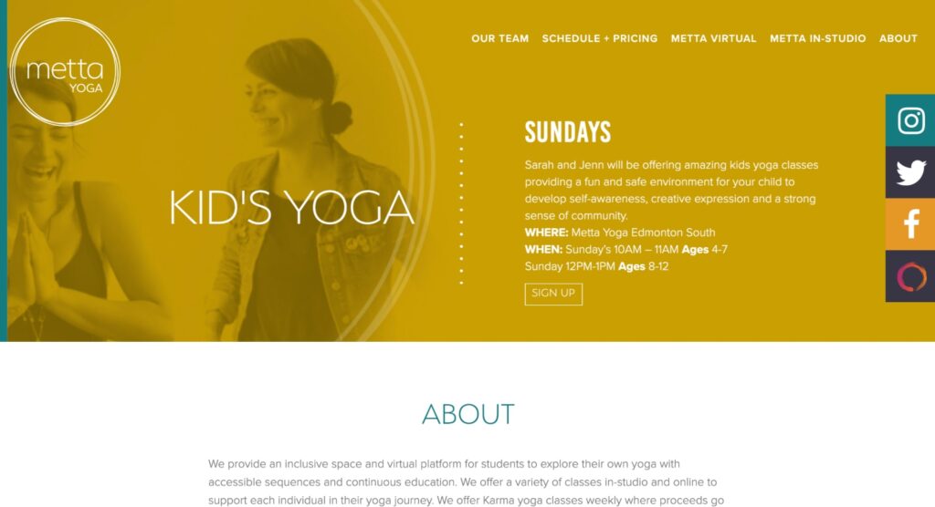 Metta Yoga Homepage