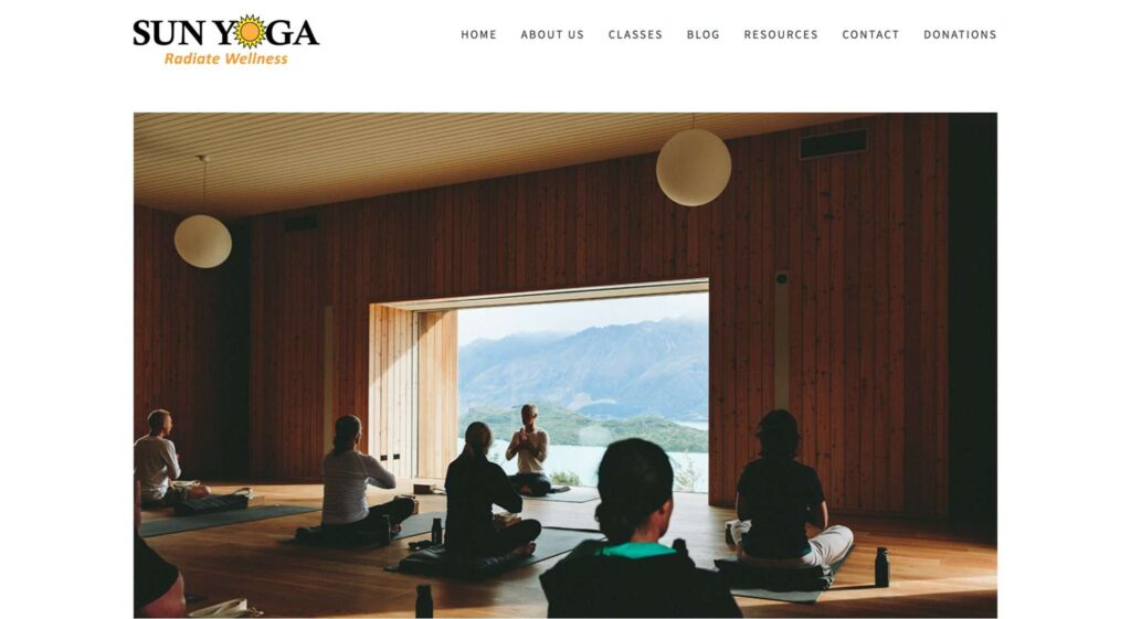 SUN YOGA Edmonton Homepage