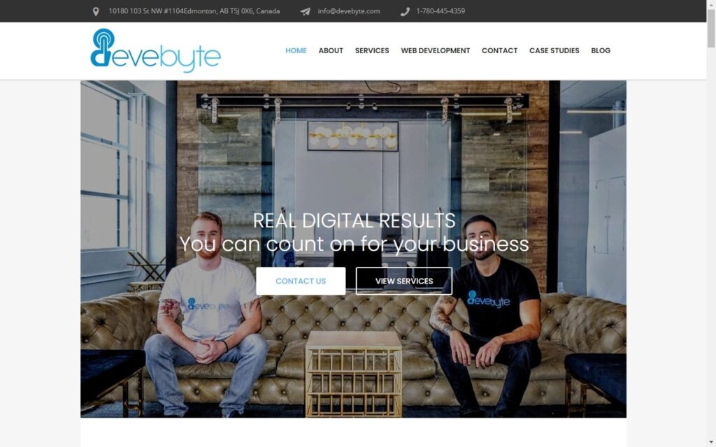 Devebyte Marketing Inc Homepage