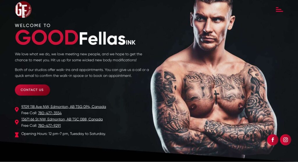 Goodfellas Ink Homepage