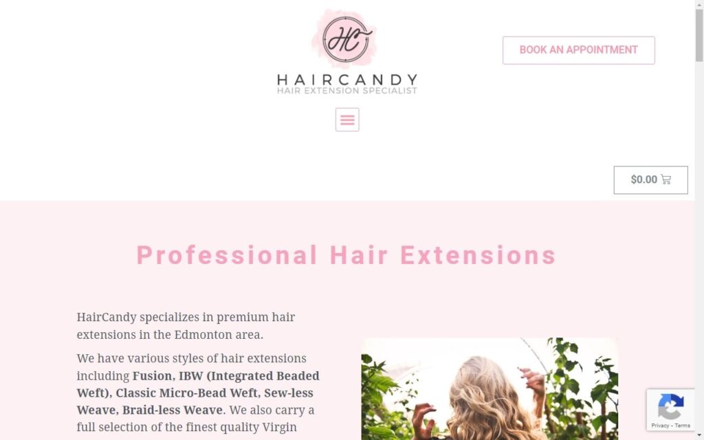 HairCandy Inc. Homepage