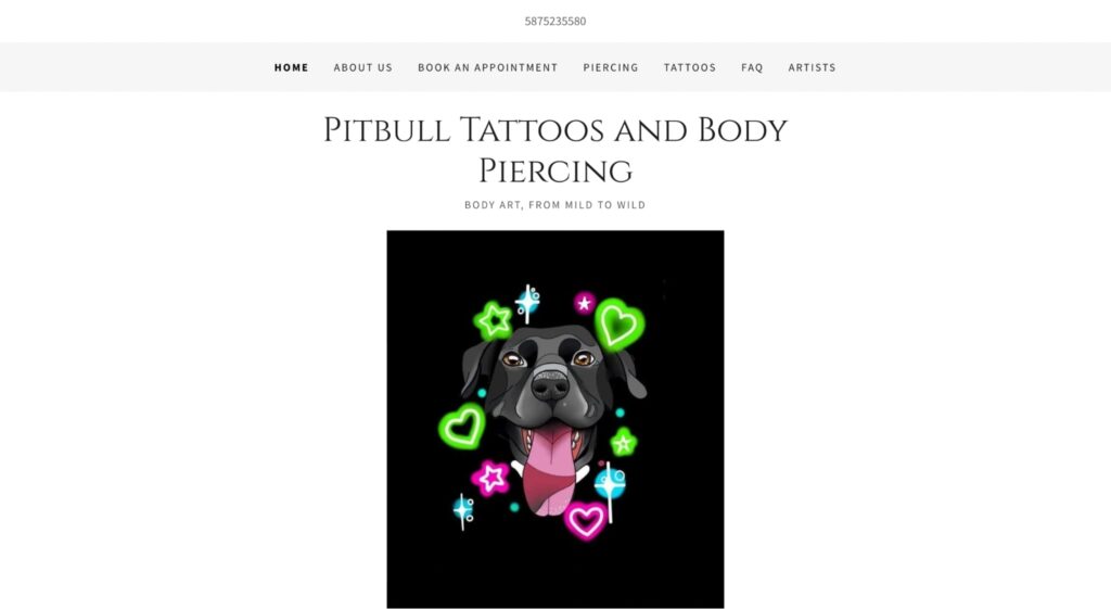 Pitbull Tattoos Homepage