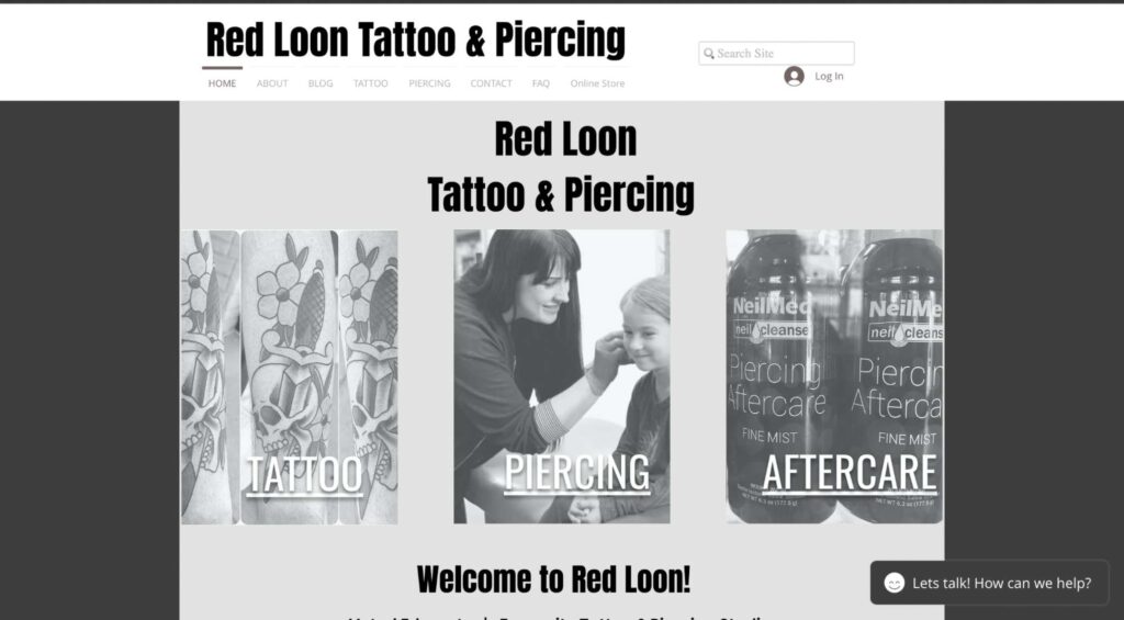 Red Loon Tattoo & Piercing Homepage