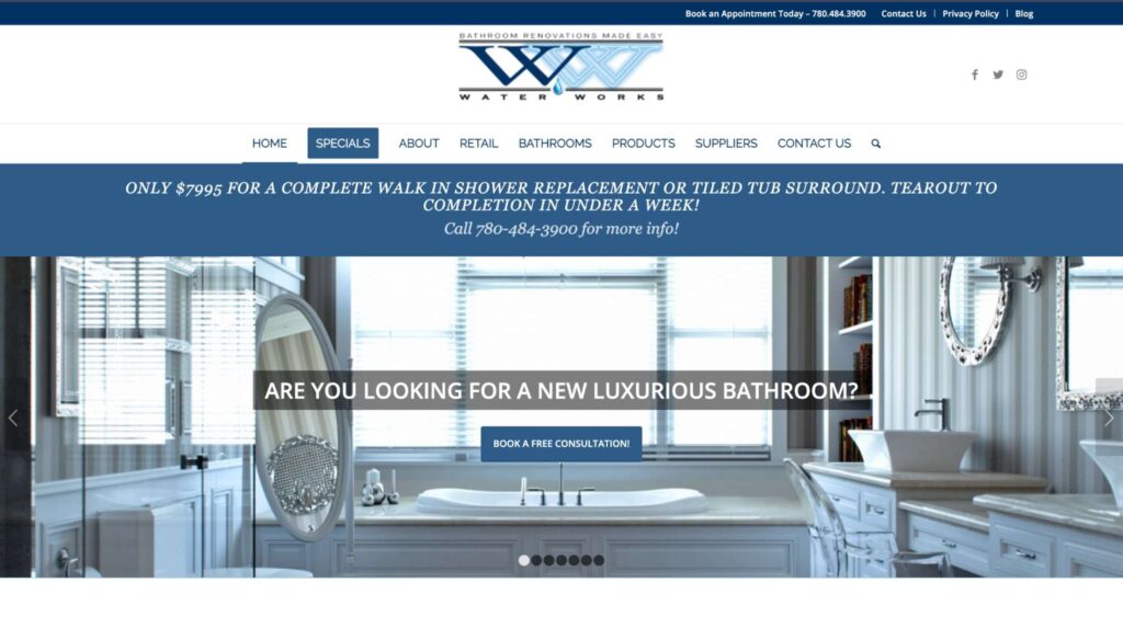 Water Works Bathroom Renovations Homepage