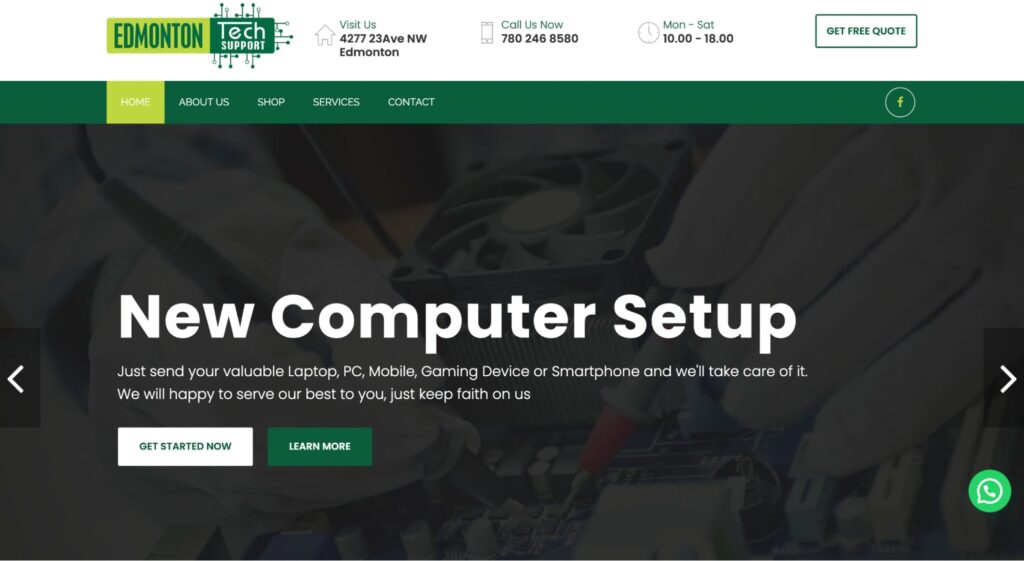 Edmonton Tech Support's Homepage