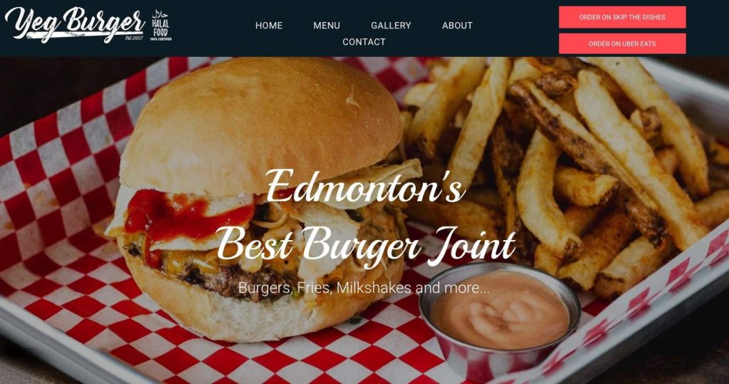 Yeg Burger's Homepage