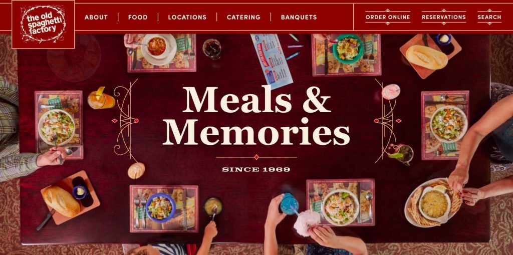 The Old Spaghetti Factory's Homepage