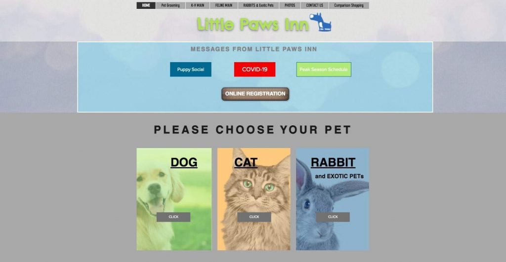 Little Paws Inn's Homepage