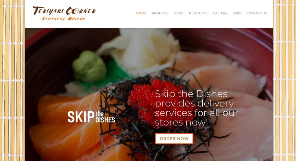 Teriyaki Corner's Homepage
