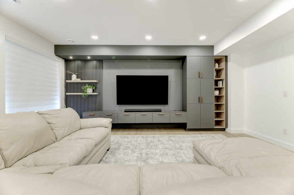 Contact Renovations & Custom Homes basement