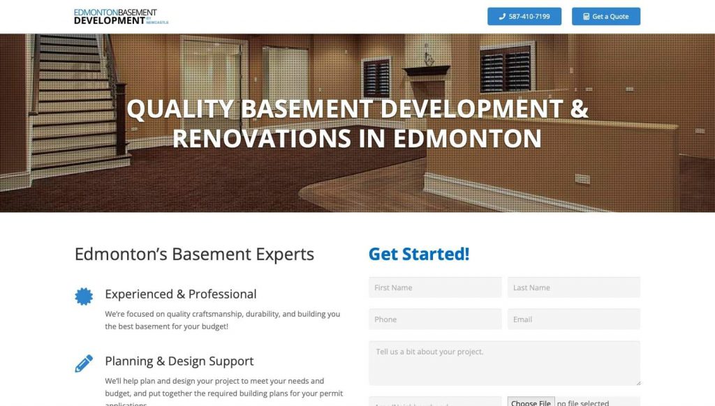 Edmonton Basement Development (Newcastle)'s Homepage