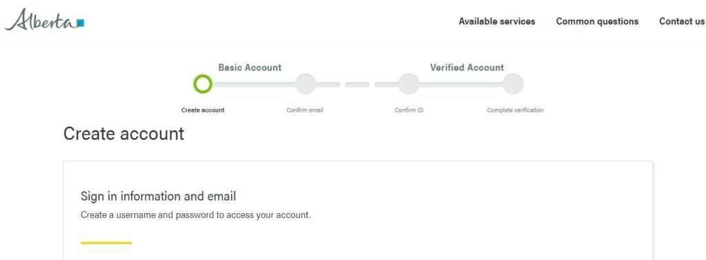 How is a basic account different from a verified MyAlberta Digital ID account