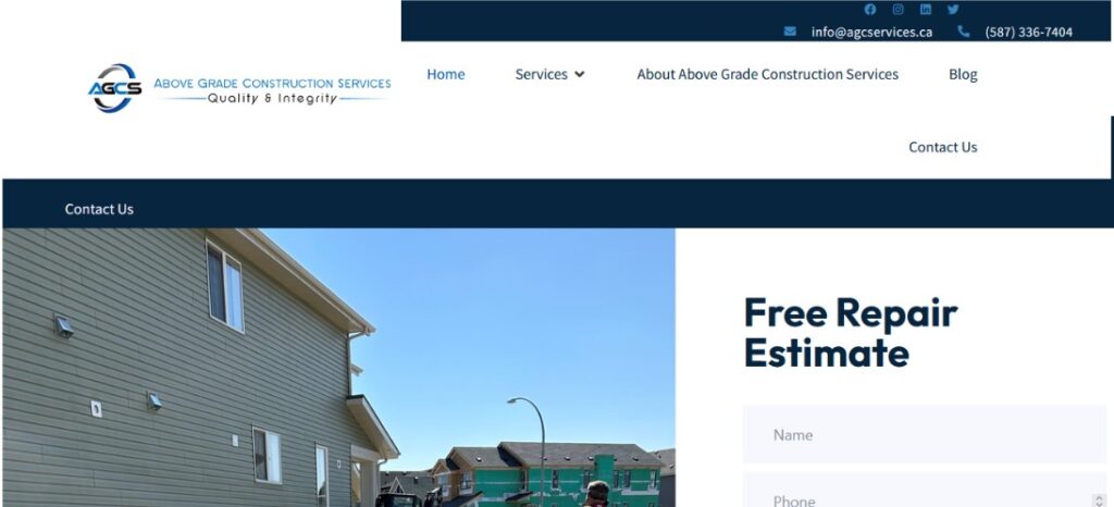 Above Grade Construction Services