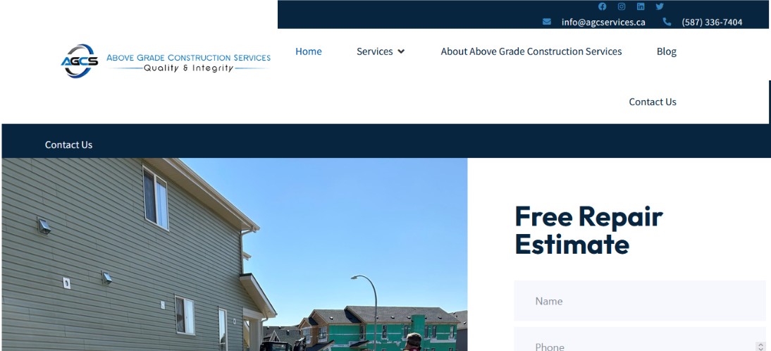 Above Grade Construction Services