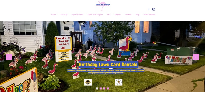 birthday lawn cards homepage