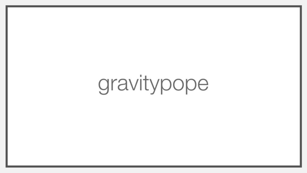 gravitypope