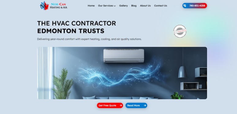 nor can heating and air homepage