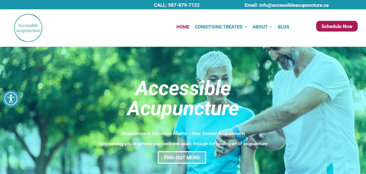 accessible acupuncture homepage