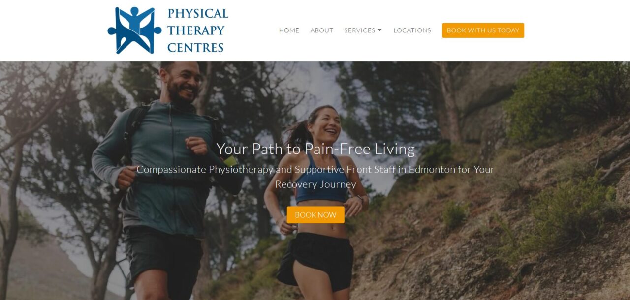 physical therapy centre homepage