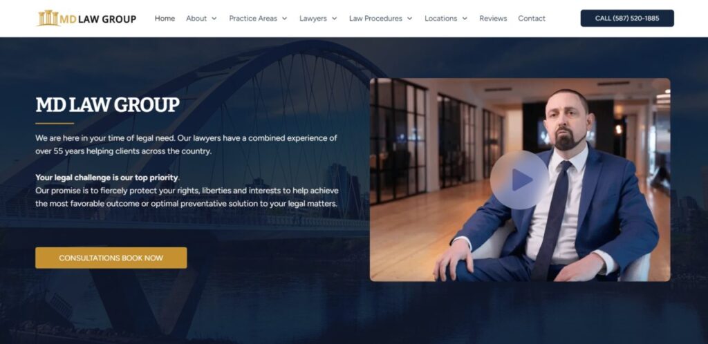 md law group homepage